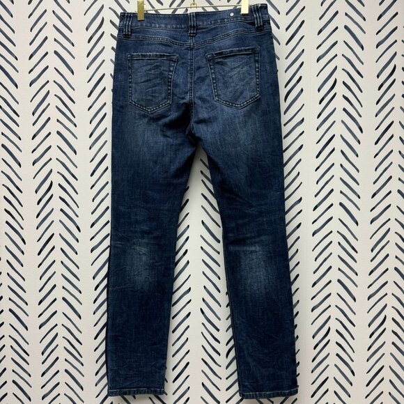 Cabi #3750 Tuxedo Straight Leg Jeans - 4 - Picture 5 of 5